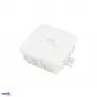 BEMKO E04-PI12-IP55 Pindpaigaldatav ühenduskarp 85x85x36.5mm IP55 12-avaline helehall