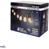 BEMKO SOLBEE päikeseenergial töötav LED-aiavalgustite komplekt 10 LED-i 10m soe valge 3000K IP65 must