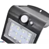 BEMKO TRINGO Päikeseenergia LED prožektor 1.5W 220lm 4000K IP65 must PIR-anduriga C83-SOT-001BL-PIR