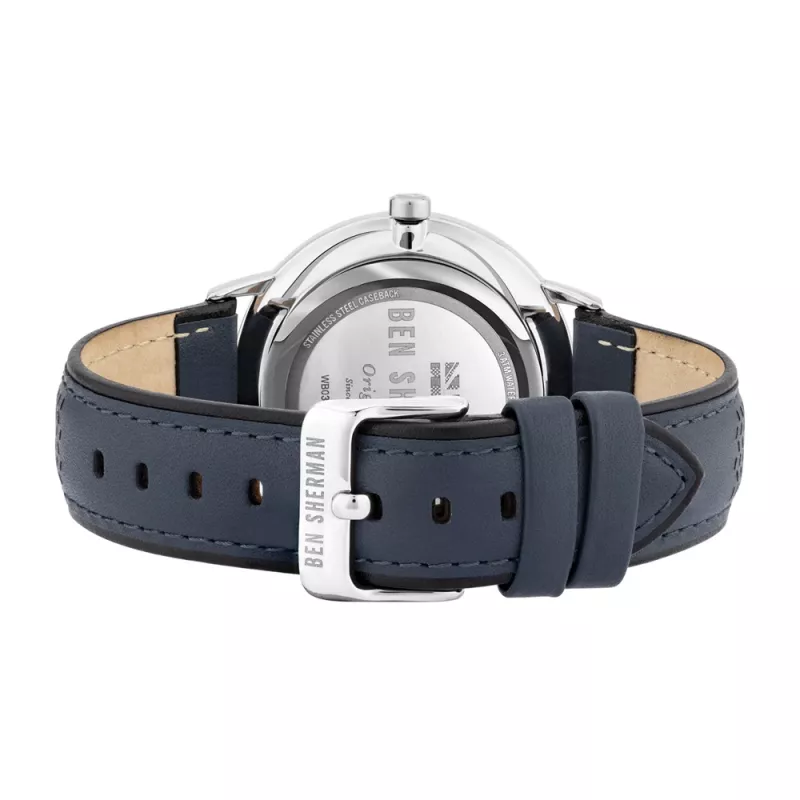 BEN SHERMAN meeste käekell WB038U 43mm musta numbrilaual ja musta tehismahast rihmaga