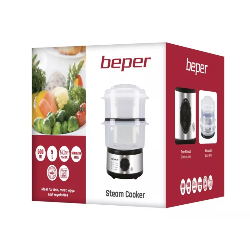 Beper BC.261 leivamasin 550W 12 programmi 900g roostevaba teras