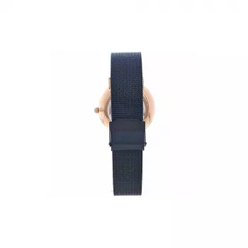 BERING naiste käekell 13436-367 36mm roosakuldse IP-kattega roostevabast terasest korpus, hall sihverplaat, Milanese stiilis metallist käevõru