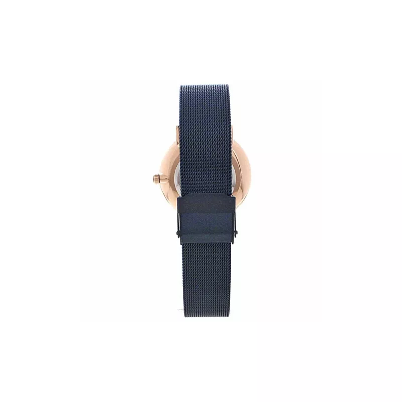 BERING naiste käekell 13436-367 36mm roosakuldse IP-kattega roostevabast terasest korpus, hall sihverplaat, Milanese stiilis metallist käevõru
