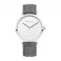 BERING naiste käekell 14937-404 (39mm) - Roosakuldne roostevabast terasest korpus, sinine päikesekiirtega sihverplaat, sinine Milano silmkoeline rihm