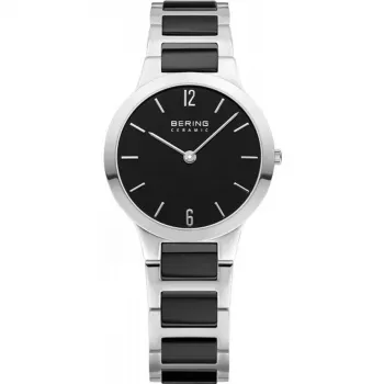 BERING naiste käekell 30329-742 (29mm) - sinine sihverplaat, sinine võrkrihm, roosakuldne PVD