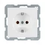 Berker 41436089 Schuko pistikupesa Polaarvalge Velvet