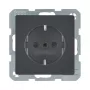 Berker 47236086 SCHUKO pistikupesa Q.1/Q.3 antratsiit sametine