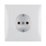 Berker 47429909 süvistatav pistikupesa plaadiga S.1, Schuko tüüp F, 16A 250V, polaarne valge