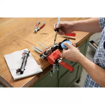 BESSEY S10-ST Minikruustang S 10 Kruviklambriga, Punane, 100 mm Kinnituslaius, 50 mm Kinnitusava Sügavus, koos 2 Lauaklambriga