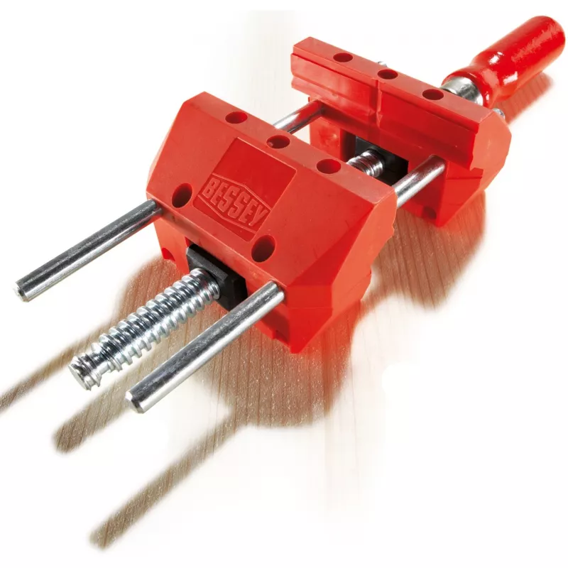 BESSEY S10-ST Minikruustang S 10 Kruviklambriga, Punane, 100 mm Kinnituslaius, 50 mm Kinnitusava Sügavus, koos 2 Lauaklambriga