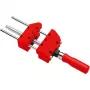 BESSEY S10-ST Minikruustang S 10 Kruviklambriga, Punane, 100 mm Kinnituslaius, 50 mm Kinnitusava Sügavus, koos 2 Lauaklambriga