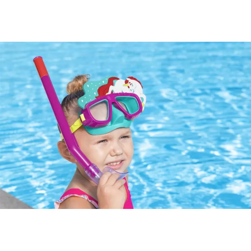 Bestway Hydro-Swim Sukeldumismask ja Snorgelduskomplekt - Roosa