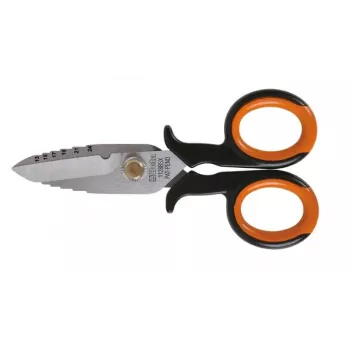 BETA 1128BSX Elektriku käärid traadi eemaldamise sälguga, 145 mm, roostevaba teras, oranž/must