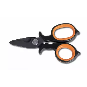BETA elektrikukäärid 1128BAX - 145 mm roostevaba teras kaablieemaldussälguga, oranž/must