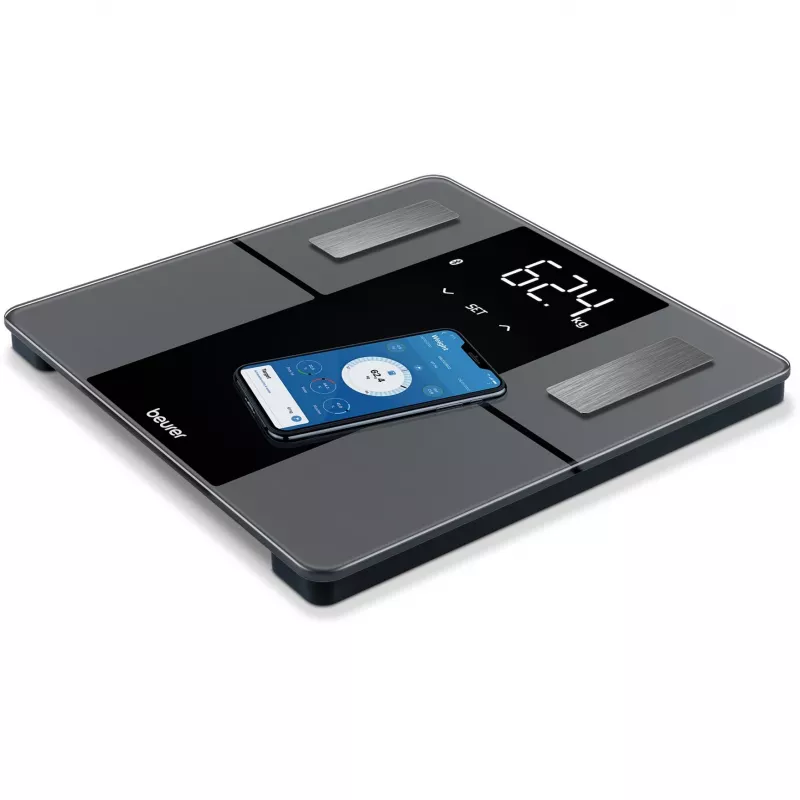 Beurer BF 500 Super Black Edition diagnostiline kaal Bluetoothiga