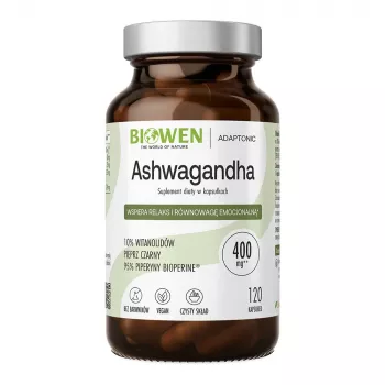 BIOWEN Ashwagandha – toidulisand inimestele – 120 kapslit