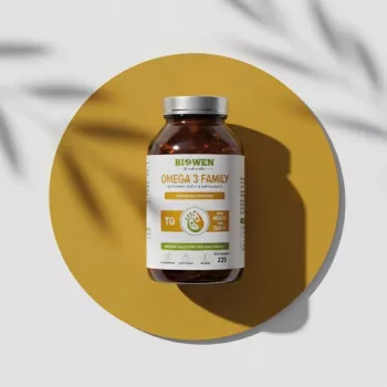 BIOWEN Omega 3 TG Family – 720 mg EPA, 480 mg DHA – 225 kapslit