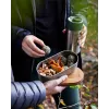 black+blum Oval Box 0.5 L toiduhoidla bambuskaane ja roostevabast terasest põhjaga