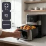 BLACK+DECKER BXAF8001E 8L digitaalne õhufritüür, 1700W, 8 režiimi, mittenakkuva korv, must