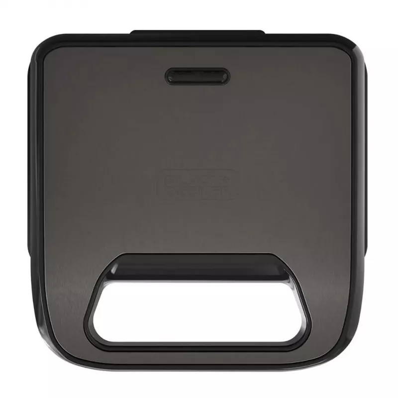 BLACK+DECKER BXSA754E 3-in-1 võileivamasin, vahvlimasin ja grill 3 vahetatava mittenakkuva plaadiga, 750 W, roostevaba teras