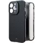 Black Rock Cover 360° klaas Apple iPhone 16 Pro jaoks, tõeline süsinikkiud (00228093)