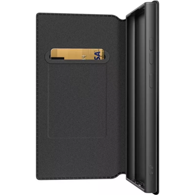 Black Rock Slim Folio ümbris Samsung Galaxy S23 Ultra 6,8-tollisele must 00226128