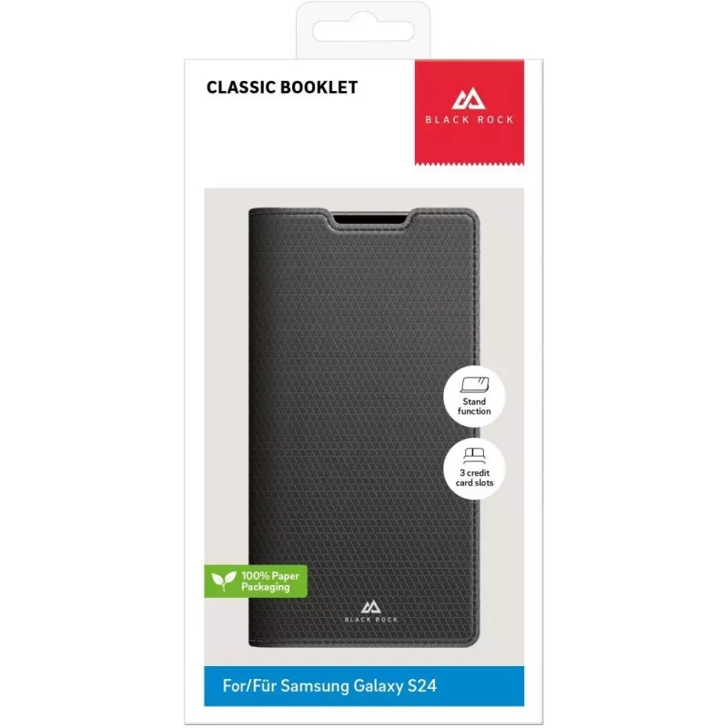Black Rock The Classic Folio ümbris Samsung Galaxy S10e jaoks, must 00226135