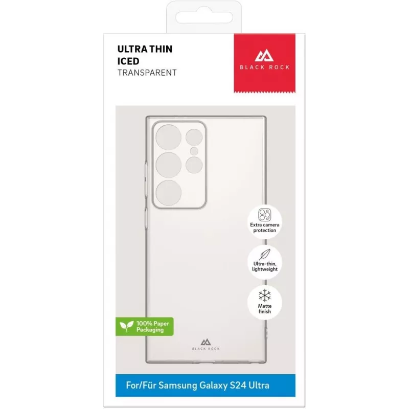 Black Rock üliõhuke jäätunud läbipaistev ümbris Samsung Galaxy S23 Ultra 6,8 tolli jaoks 00226133
