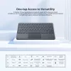 Blackview K1 Bluetooth-klaviatuur juhtmevaba üliõhuke 10 inch – 280mAh aku, Bluetooth 3.0, ühilduv Windows / Android / iOS, must-hall