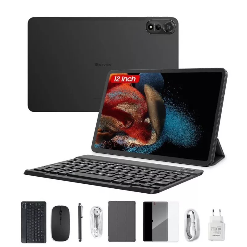 Blackview MEGA 2 tahvelarvuti 11.52 inch 6/256GB 4G LTE Android 13 + komplekt (klaviatuur, ümbris, pliiats, hiir) Roheline
