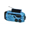 Blaupunkt ER10BC FM PLL digitaalne äratuskellaraadio kahe äratusega, USB laadimine, termomeeter, sinine camo