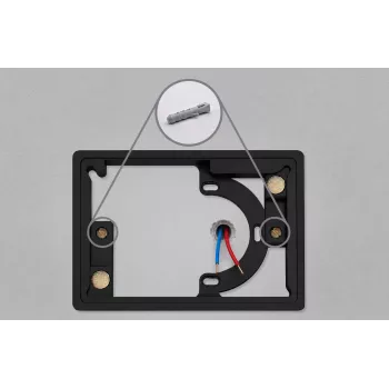 BLEBOX framePanelM valge seinale kinnitatav raam ControlPanelM jaoks