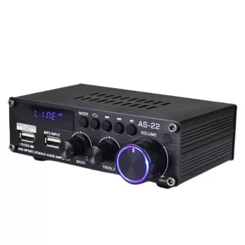 Blitzwolf AS-22 Helivõimendi, 45W, Bluetooth 5.0, USB + Kaugjuhtimispult (Must)