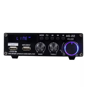 Blitzwolf AS-22 Helivõimendi, 45W, Bluetooth 5.0, USB + Kaugjuhtimispult (Must)