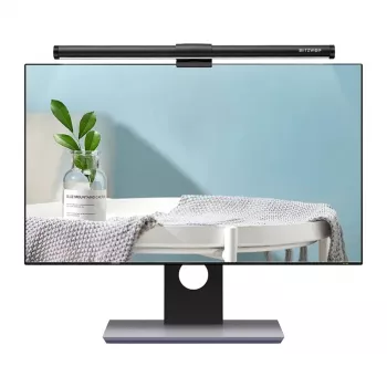 BlitzWolf BW-CML2 Air Monitor Light with CO2, TVOC, Temperature & Humidity Sensor — Dimmable LED Bar, 2700-6500K, CRI Ra95, USB-C