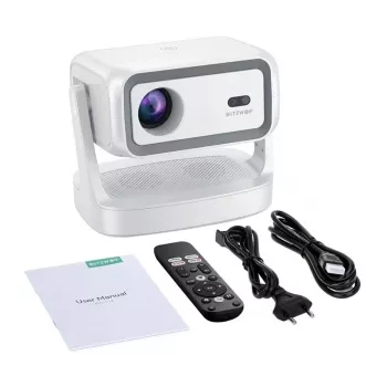Blitzwolf BW-V12 Full HD (1080p) LCD-projektor, 600 ANSI luumenit, Android 9.0 nutikas projektor