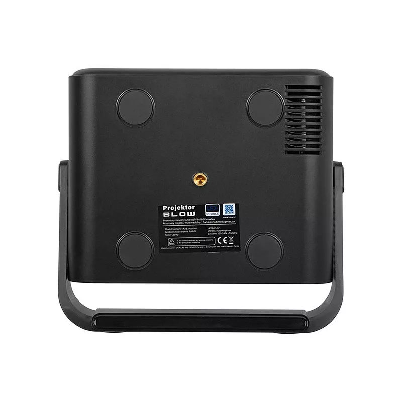 BLOW AndroidTV FullHD MaxView kaasaskantav projektor must