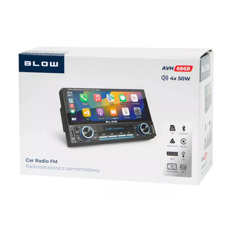 BLOW AVH-686B RDS MP3/USB/Micro SD/Bluetooth autoraadio