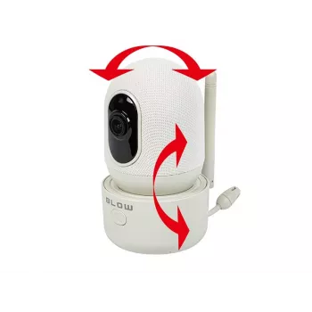 BLOW Electronic imehoidja 5.5 inch LCD WiFi monitoriga, Full HD kaamera, Pan/Tilt/Zoom, öövaatlus, kahesuunaline heli, temperatuuriandur, hällilaulud, 300m ulatus