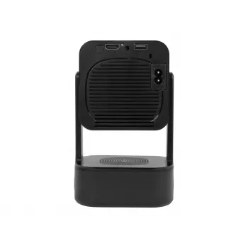 BLOW kaasaskantav projektor Android TV HD kinoheli musta kaanega