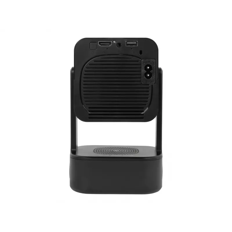 BLOW kaasaskantav projektor Android TV HD kinoheli musta kaanega