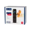BLOW S24 Must klapptelefon eakatele SOS-nupuga, suurte klahvidega, Dual SIM, kaamera, FM-raadio, taskulamp, laadimishäll