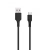 Blue Star USB-A to USB-C kaabel 1m 3A Must DC-001AC3.0