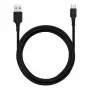 Blue Star USB-A to USB-C kaabel 1m 3A Must DC-001AC3.0