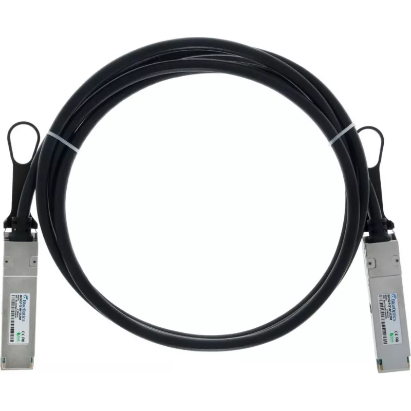 BLUELAN 400G QSFP112 otsene vasest kaabel, 1m, ühilduv Supermicro CBL-NTWK-0912-QSFP-1 CBL-NTWK-0912-QSFP-1-BL