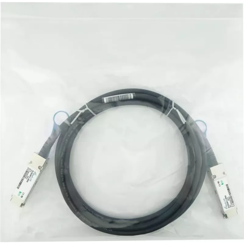 BlueLAN MCP1600-C003-BL Ühilduv QSFP28 Otsesiiniühenduskaabel, 100GBASE-CR4, InfiniBand EDR, 26AWG, 3 meetrit