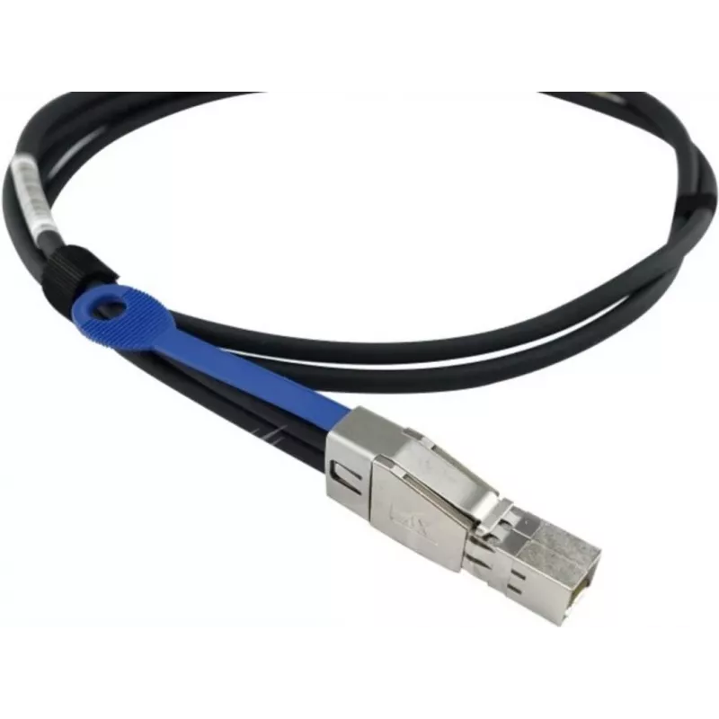 BLUEOPTICS HPE 716189-B21 ühilduv BlueLAN MiniSAS hübriidkaabel, 4x Mini-SAS (SFF-8088) kuni 4x Mini-SAS HD (SFF-8644), AWG30, 1 meeter (716189-B21-BL)