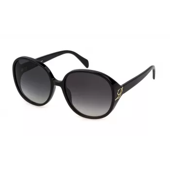 BLUMARINE Naiste Kassiprilli Päikeseprillid SBM864-61700F Läikiv Must Gradienthall 61mm