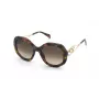 BLUMARINE Women's SBM892-550AHL Butterfly Sunglasses Havana Brown Gradient 55mm