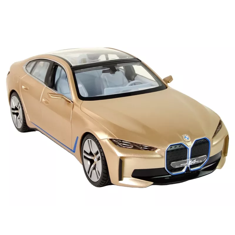 BMW I4 Kaugjuhitav Auto RC Rastar Kuldne 1:14